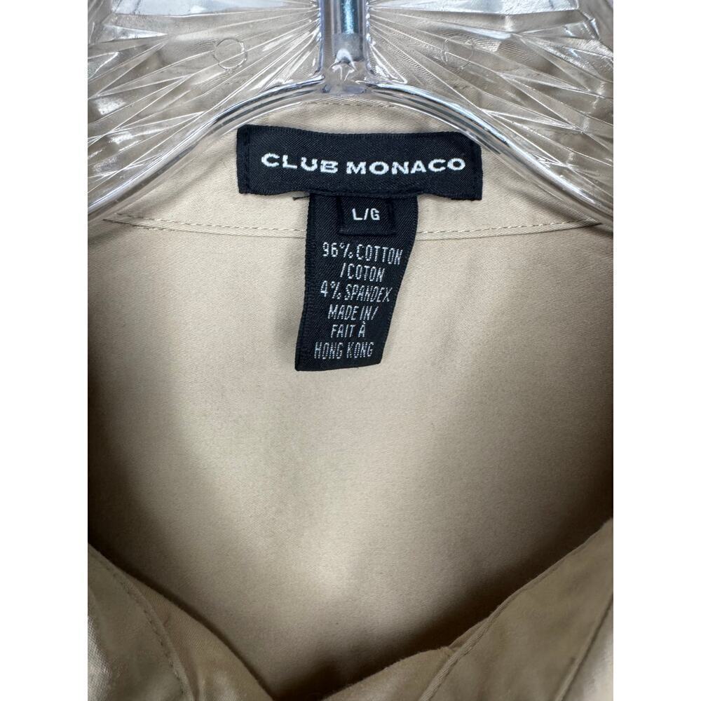 Club Monaco Tan Button-Up Shirt - Picture 2 of 4